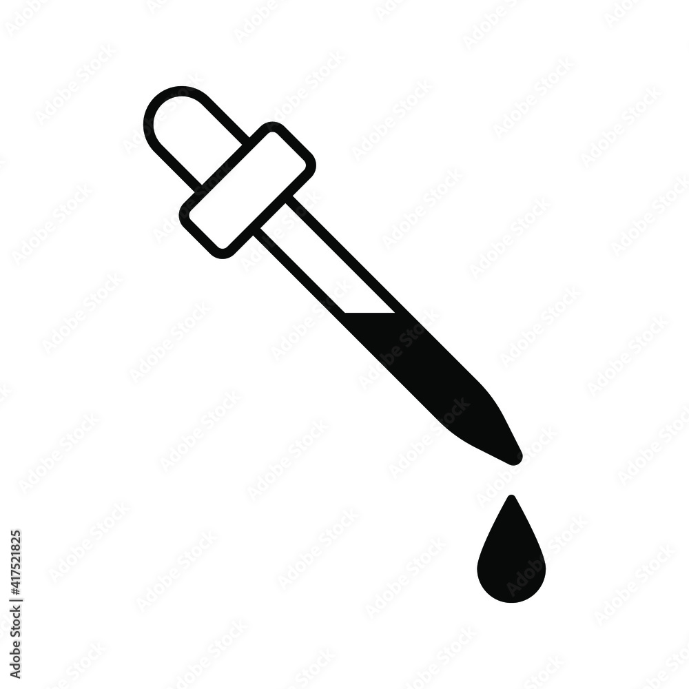 dropper icon. Pipette icon. Medicine dropper sign. vector illustration dropper icon. Pipette icon. Medicine dropper sign. vector illustration