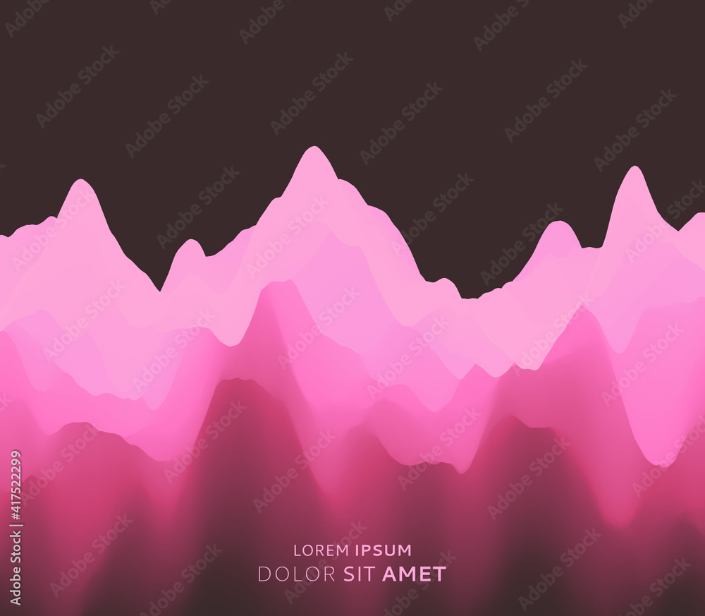 Abstract background with dynamic effect. Trendy gradients. 3D vector Illustration for advertising, marketing or presentation. Abstract background with dynamic effect. Trendy gradients. 3D vector Illustration for advertising, marketing or presentation.