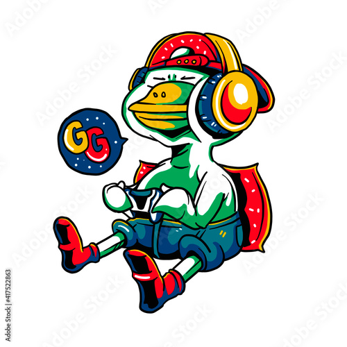 Wallpaper Mural The Duck gamer  Torontodigital.ca