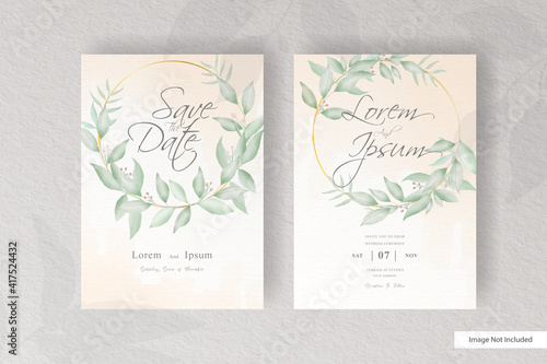 Watercolor Wedding Invitation stationery