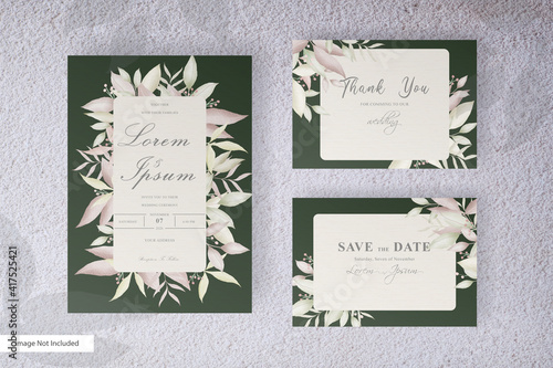 Watercolor Wedding Invitation stationery