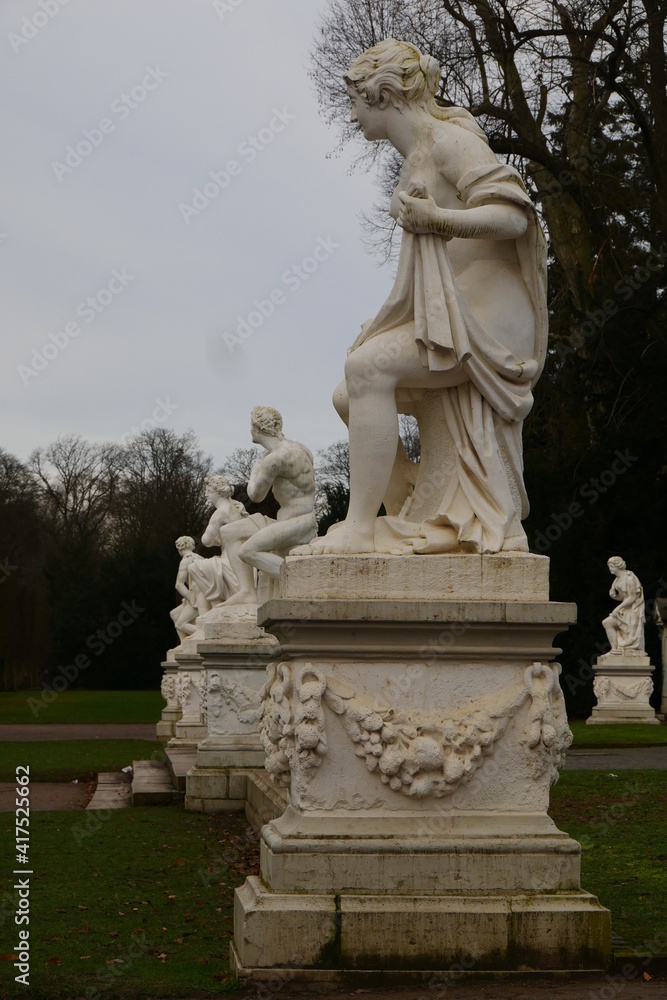 statues and sculptures from the rococo late baroque
