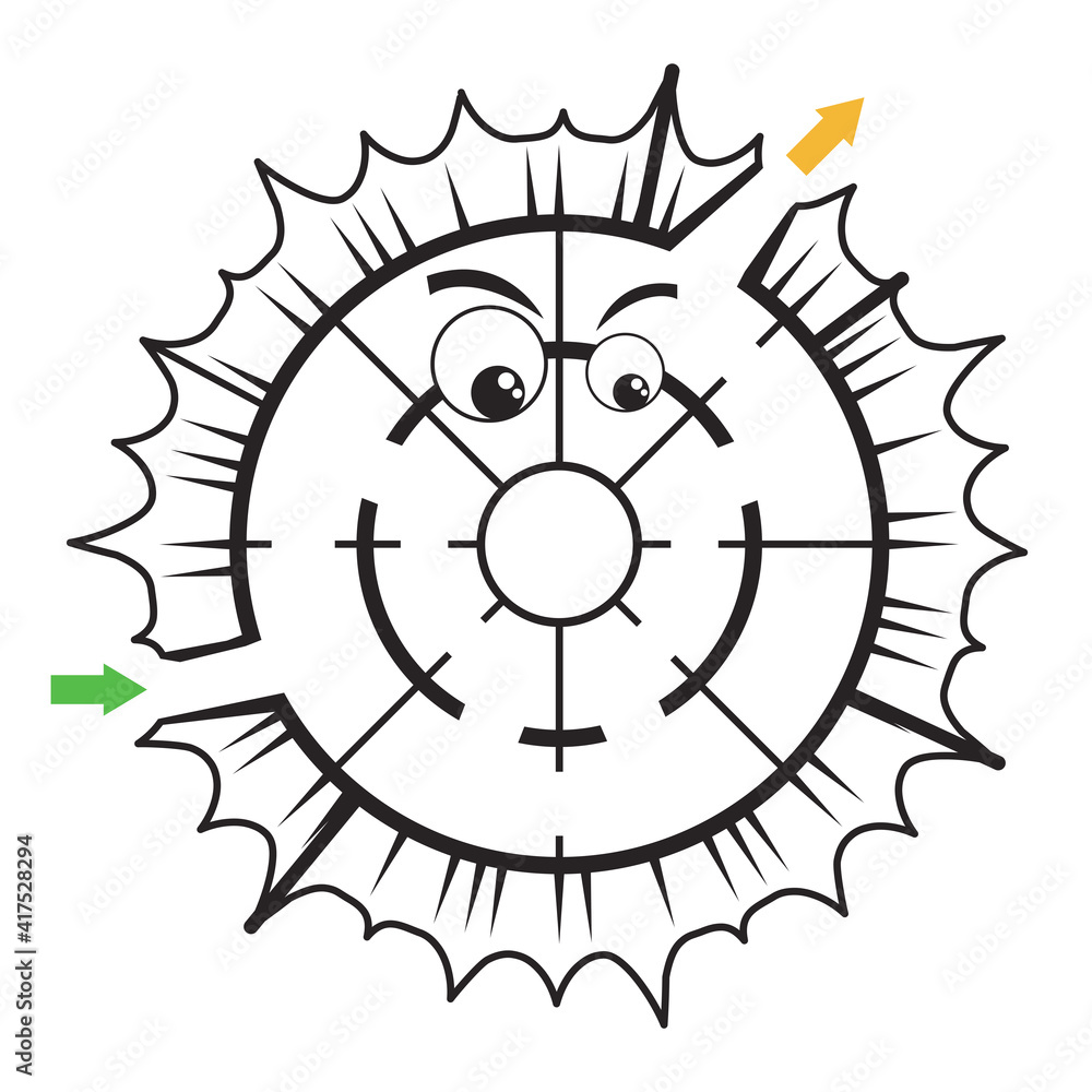 easy-maze-game-for-kids-printable-easy-maze-activity-worksheet-game