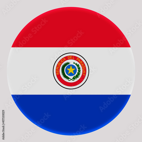 3D Flag of Paraguay on circle Free Download 3D Flag of Paraguay on circle - GFXLoad