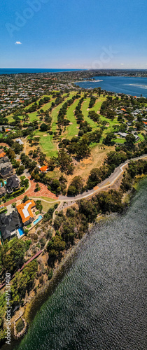 Photography Nedlands Gold Club from above, Perth