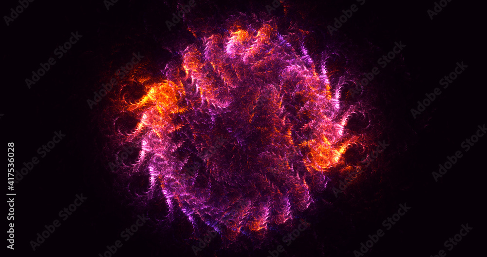 3D rendering abstract colorful fractal light background 3D rendering abstract colorful fractal light background