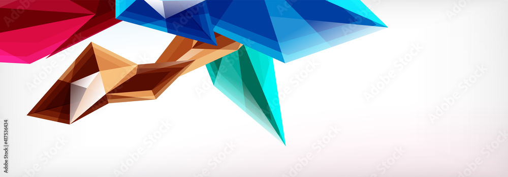 Vector 3d triangles and pyramids abstract background for business or technology presentations, internet posters or web brochure covers Vector 3d triangles and pyramids abstract background for business or technology presentations, internet posters or web brochure covers