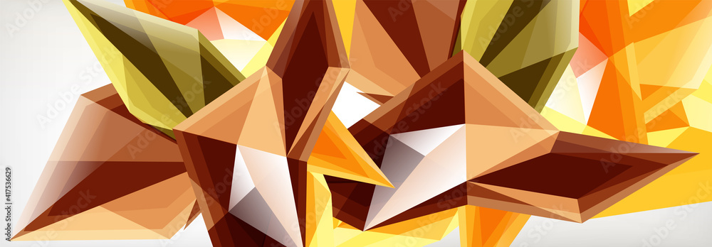 Vector 3d triangles and pyramids abstract background for business or technology presentations, internet posters or web brochure covers Vector 3d triangles and pyramids abstract background for business or technology presentations, internet posters or web brochure covers