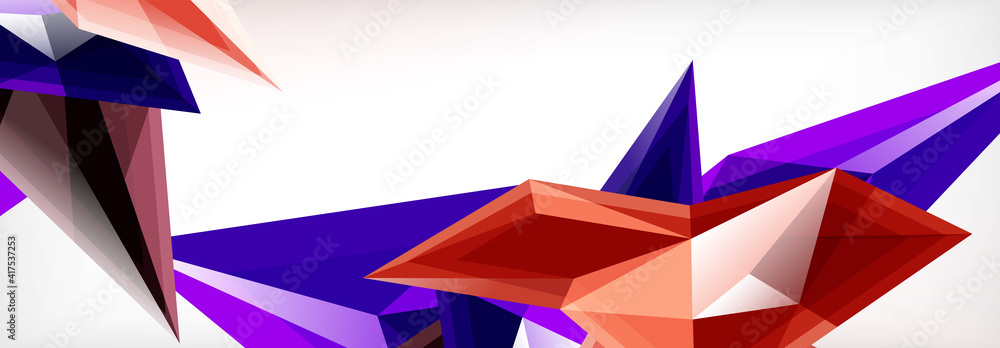 Vector 3d triangles and pyramids abstract background for business or technology presentations, internet posters or web brochure covers Vector 3d triangles and pyramids abstract background for business or technology presentations, internet posters or web brochure covers