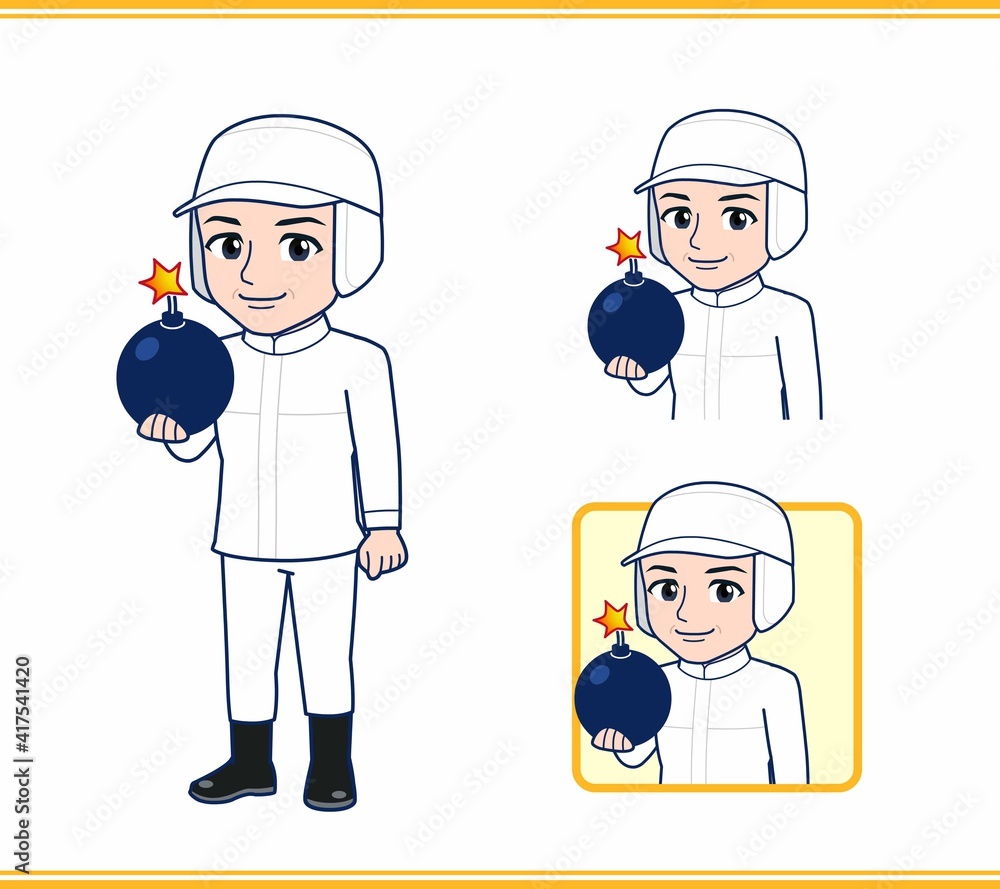 食品加工の仕事をしている人