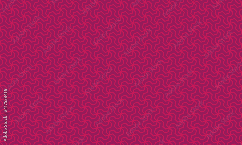 和柄　捻じ麻の葉文様　シームレスパターン　背景素材　紫