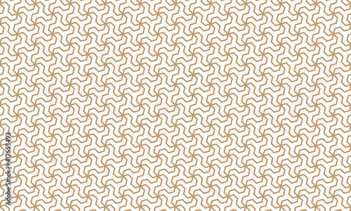和柄 捻じ麻の葉文様 シームレスパターン 背景素材 金色