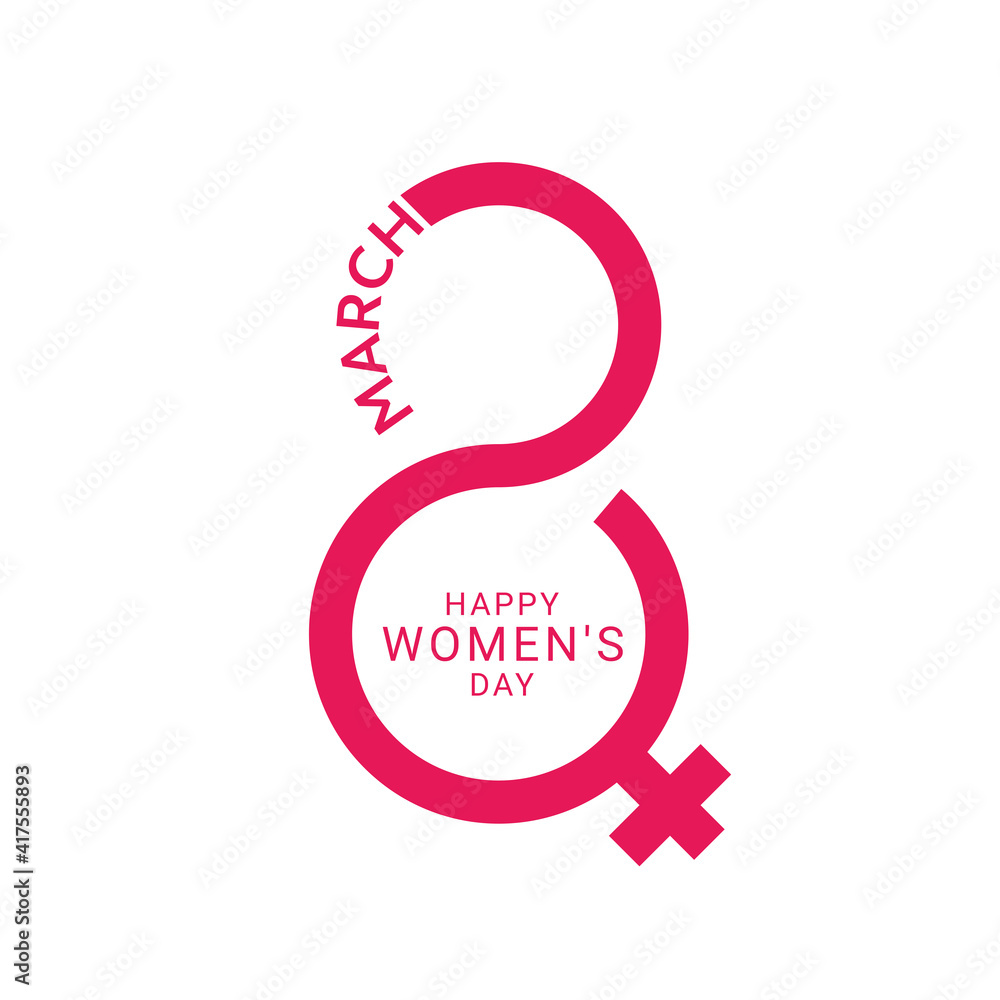 8 March, Happy Women's Day 8 March, Happy Women's Day