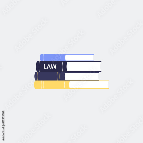 Books with compliance rules, regulations, legal laws and agreements.