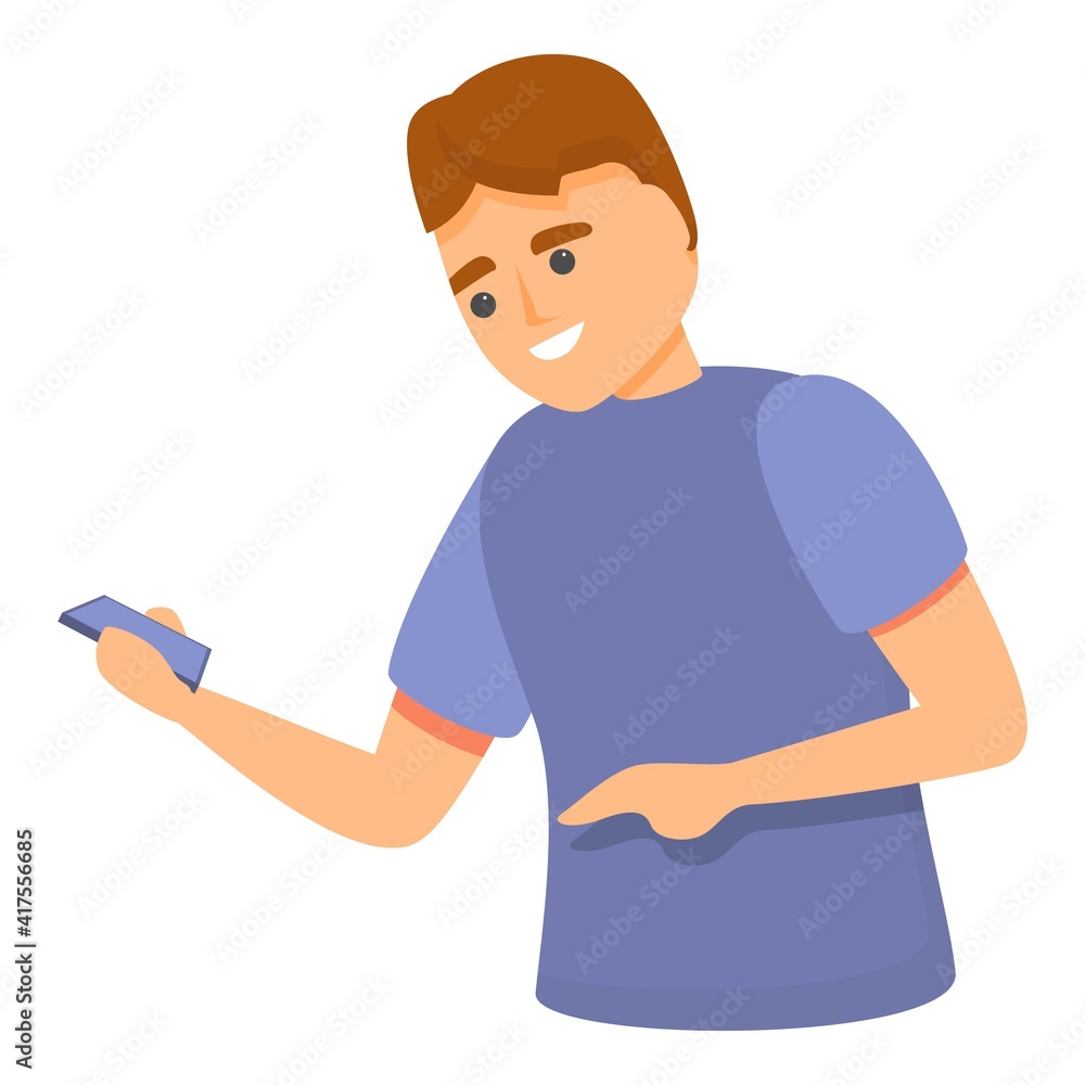 Smartphone game play icon. Cartoon of smartphone game play vector icon for web design isolated on white background Smartphone game play icon. Cartoon of smartphone game play vector icon for web design isolated on white background