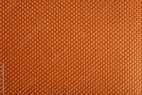 Close up photo of orange cloth texture. © Vulp