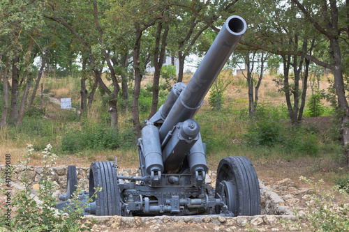 Obraz na plátně German heavy field 150 mm howitzer sFN 18 model 1918 in the memorial complex Sap
