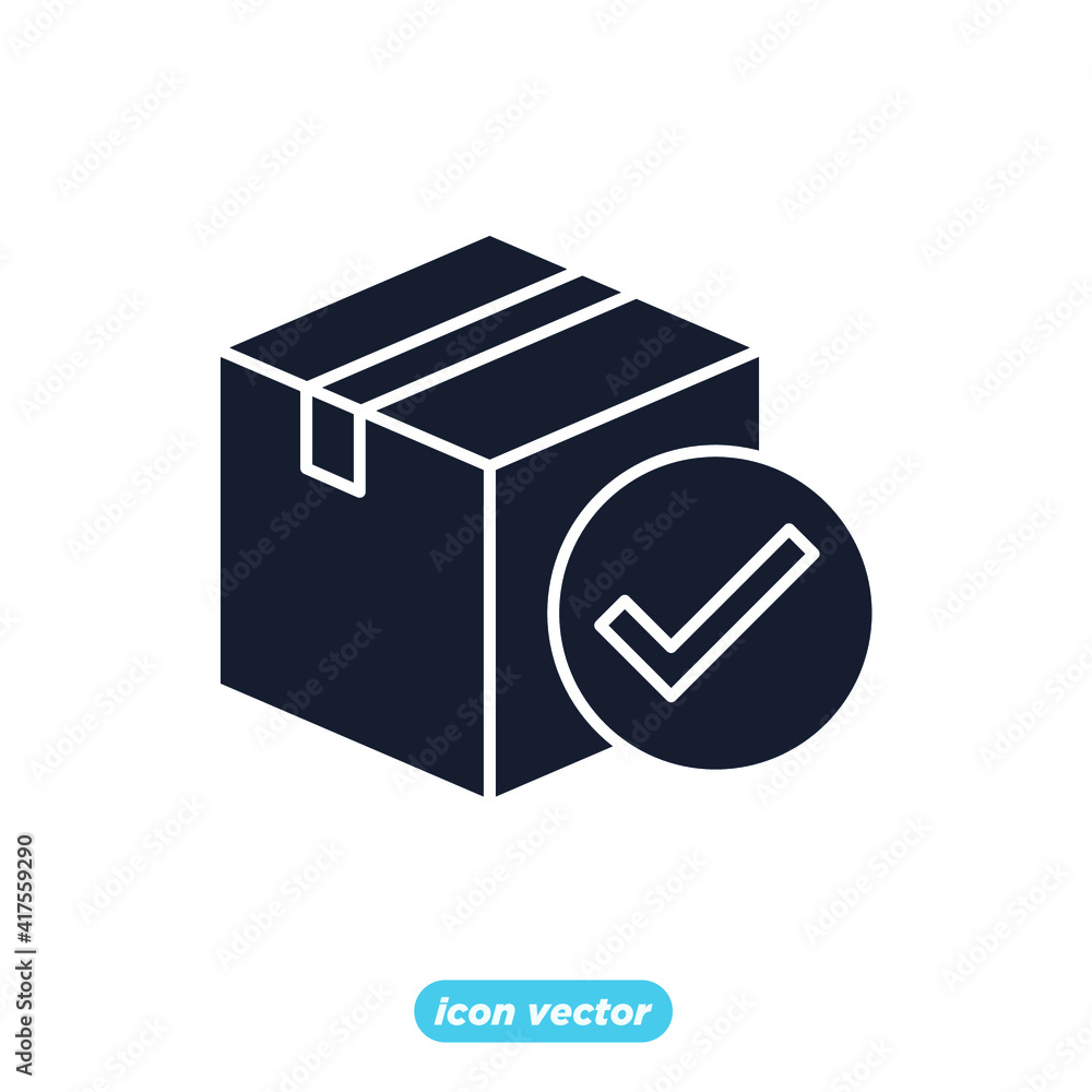 received parcel box icon. delivery shipping symbol template for graphic and web design collection logo vector illustration received parcel box icon. delivery shipping symbol template for graphic and web design collection logo vector illustration