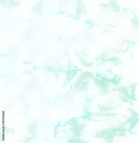  Cyan Tie Dye Background. Die Stripe Light