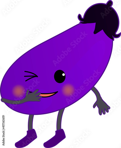笑うなすびの可愛いキャラクター