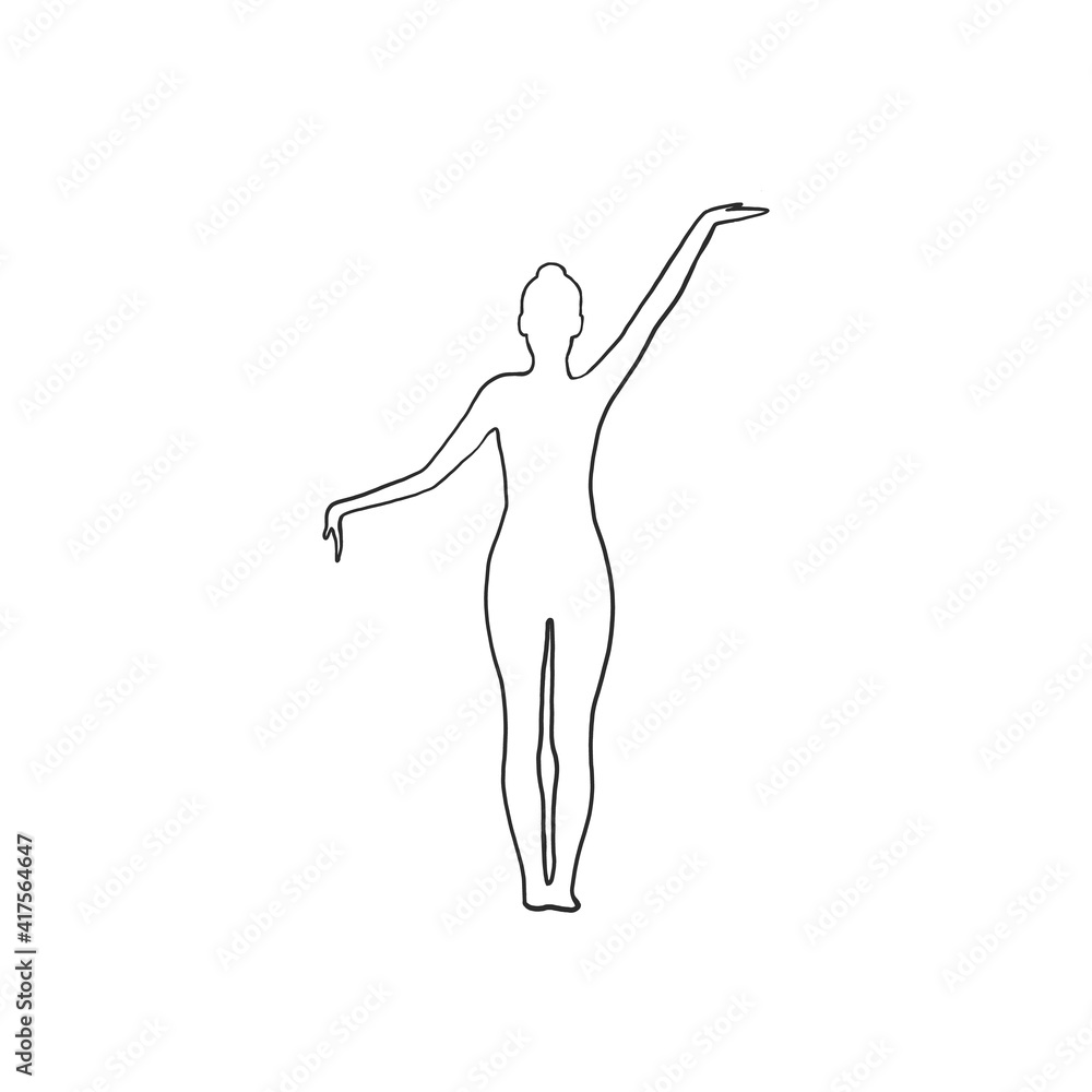Woman in the yoga pose vector icon. Yoga icon. Woman yoga vector . Yoga pose