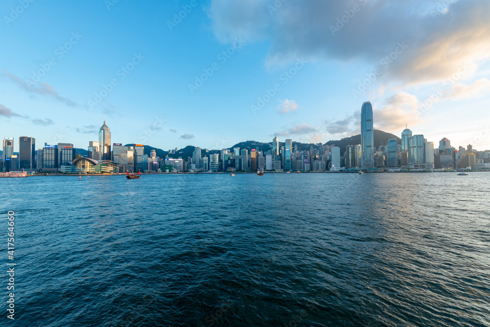 Victoria Harbour view at day, Hong Kong