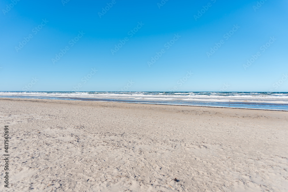 Baltic Sea Coast Beach in Winter