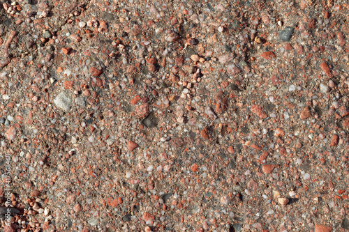 Принти на полотні Red Sand and Stones of the red Sea Coast, Natural Texture Background