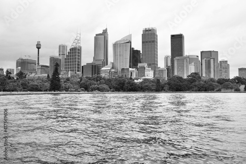 Sydney. Black and white Australia.