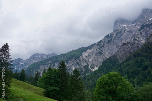 Beautiful landscape of the Bavarian Alps in Berchtesgaden