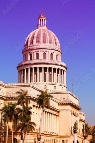 Cuba - Havana National Capitol. Landmark of Havana, Cuba. © Tupungato