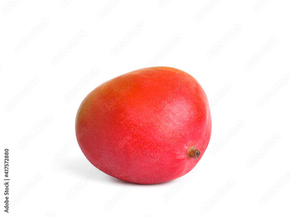 Delicious ripe juicy mango isolated on white Delicious ripe juicy mango isolated on white
