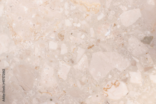Marble Terrazzo Floor Texture Background, Crushed Polished Marble