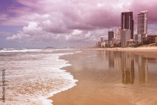 Gold Coast city, Australia. Surfers Paradise in Gold Coast. City skyline. © Tupungato