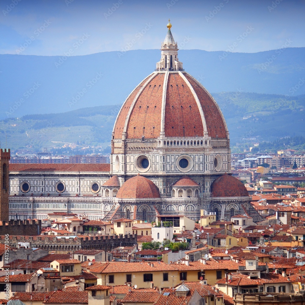 Florence Cathedral. Italy Florence landmarks.
