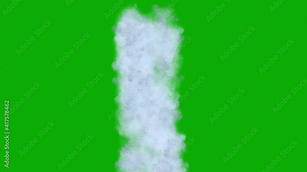 Waterfalls motion graphics with green screen background Waterfalls motion graphics with green screen background