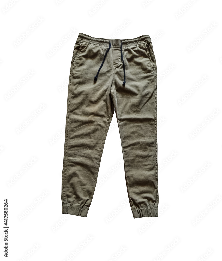 Men's trousers isolated on white background Men's trousers isolated on white background
