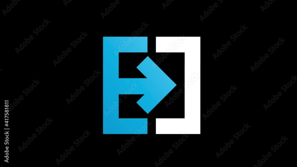 square shape with arrow square shape with arrow