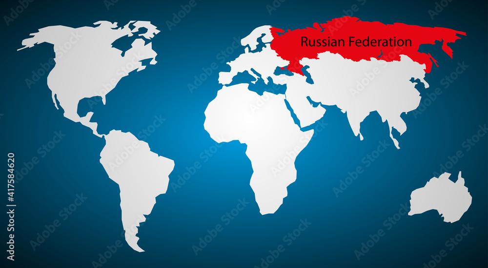 Map of Russian Federation