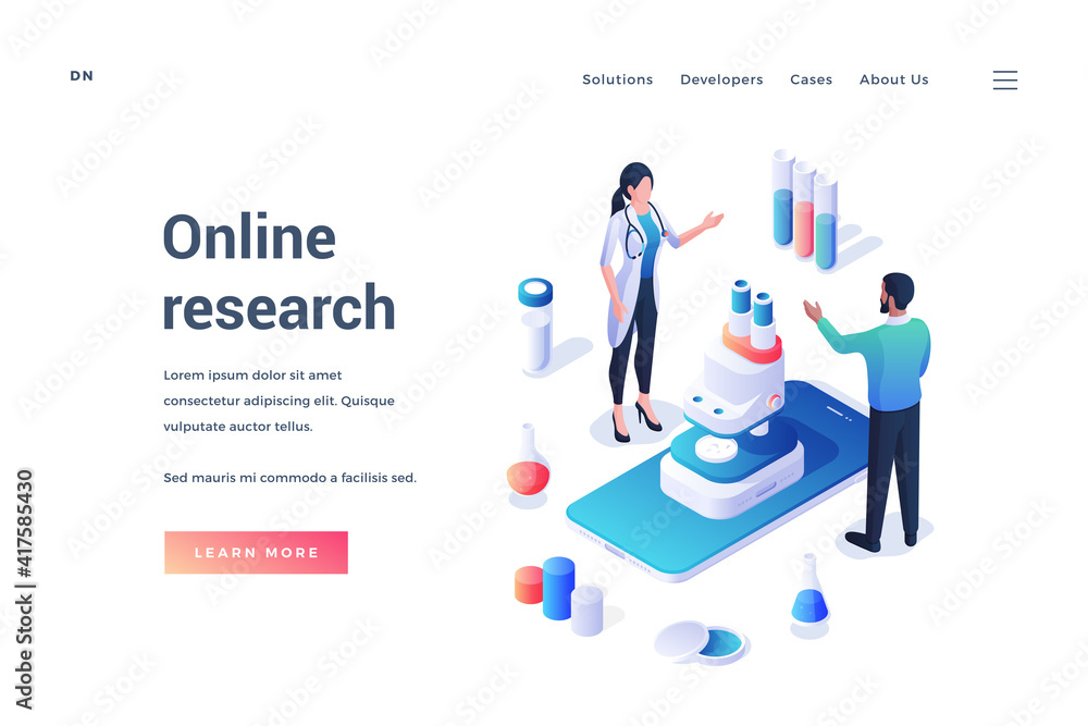 Internet website with service of online research Internet website with service of online research