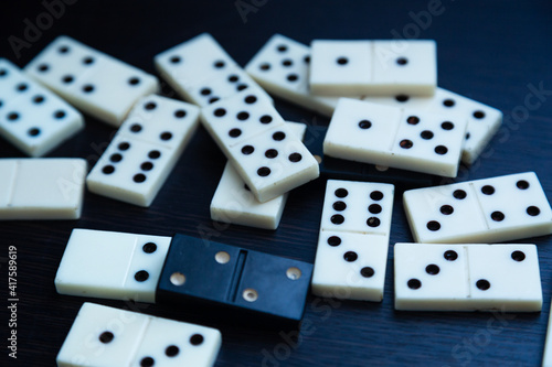 dice on a white background