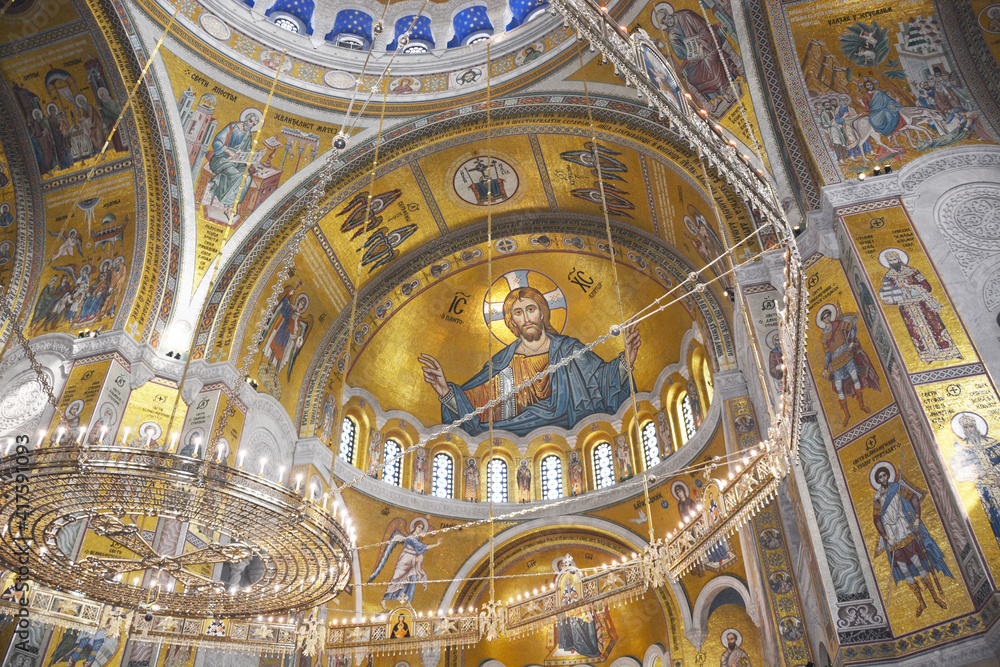 interior of the church of the savior on spilled blood