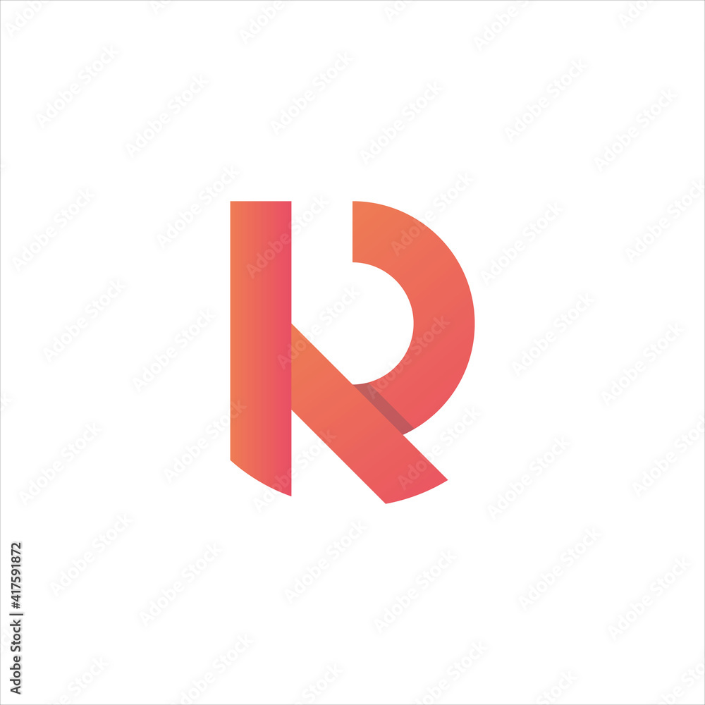 Fototapeta premium Creative R Letter Logo Template - R Modern Initial Letter Logo Vector - R Logo Design