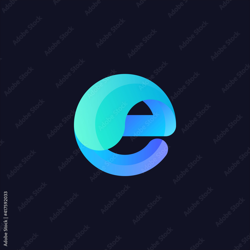 Creative E Letter Logo Vector - Initial E Letter Logo Design Template - Awesome E Logo Design Creative E Letter Logo Vector - Initial E Letter Logo Design Template - Awesome E Logo Design