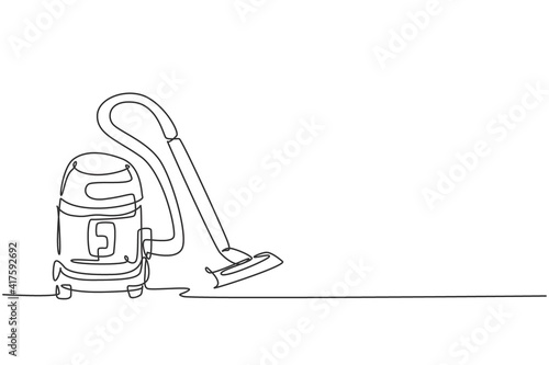 Single continuous line drawing of