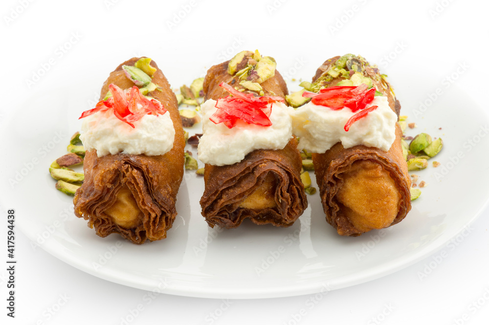 Arabic Cuisine; Traditional Ramadan dessert Arabic Cuisine; Traditional Ramadan dessert