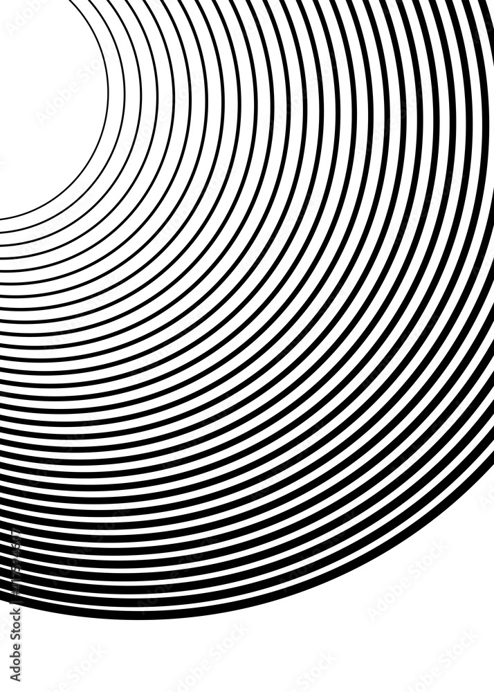 White black color. Linear background. Design elements. Wave of many gray lines. Protective layer banknotes, certificates template. Vector lines of different thicknesses from thin to thick EPS10 White black color. Linear background. Design elements. Wave of many gray lines. Protective layer banknotes, certificates template. Vector lines of different thicknesses from thin to thick EPS10