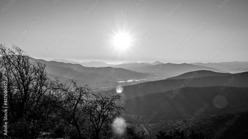 Fototapeta premium misty morning fog