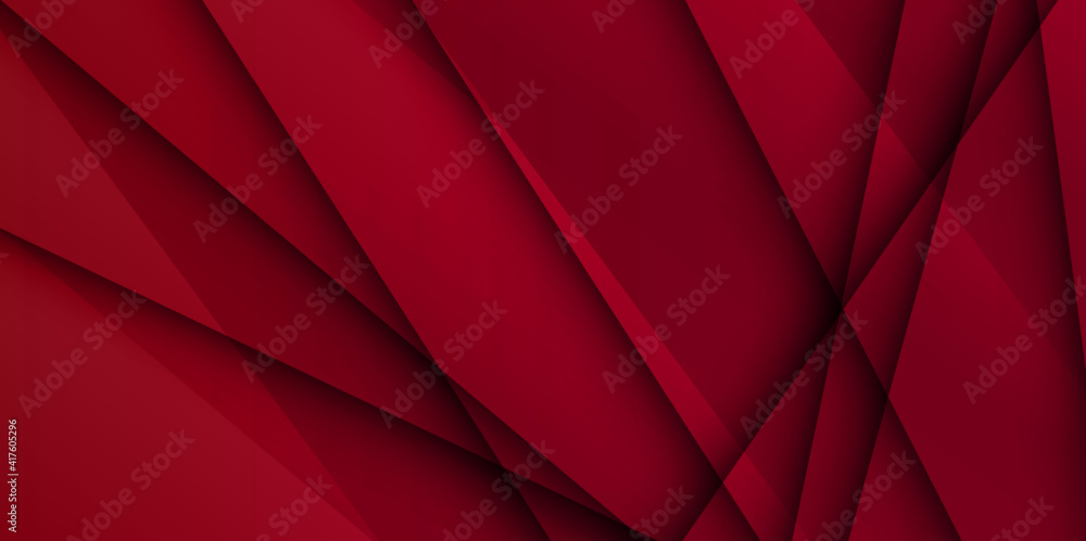 Modern red blue abstract background. Red-blue geometric rumpled triangular low poly origami style gradient illustration graphic background. Vector polygonal design for your business.  - obrazy, fototapety, plakaty 