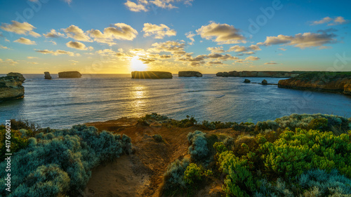 sunset at bay of islands, great ocean road, victory, australia 41